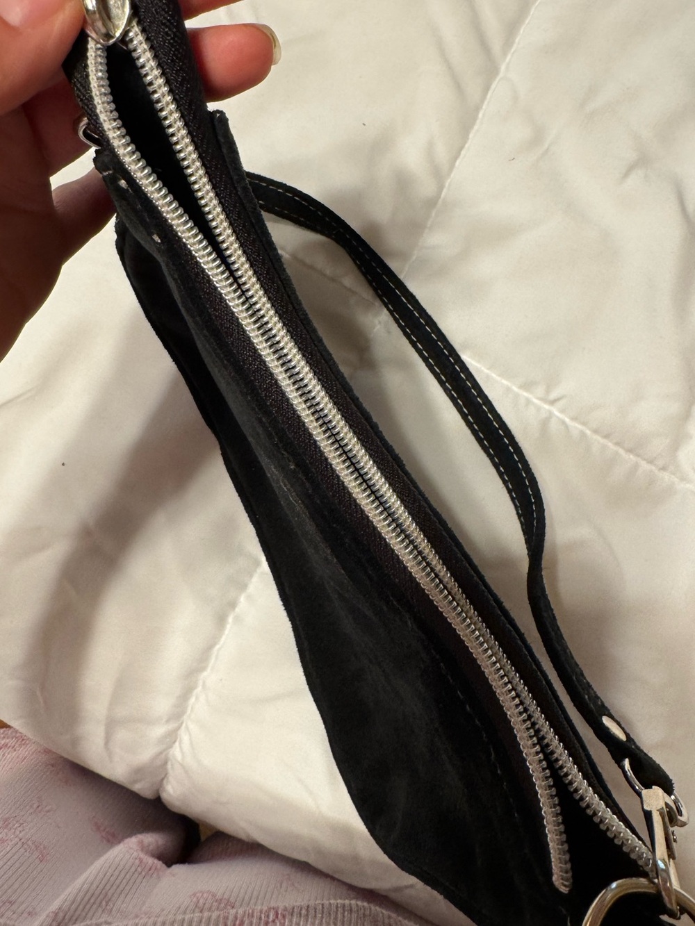Vintage Roxy Black Rhinestone Shoulder Bag - Picture 6 of 13